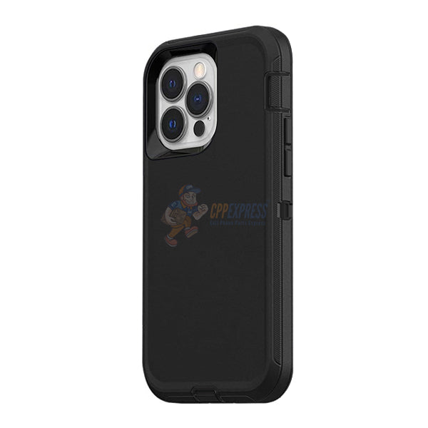 iPhone 13 Pro Shockproof Defender Case Cover - Black