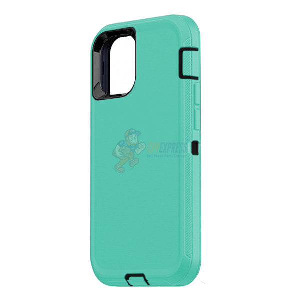 iPhone 12 Mini Shockproof Defender Case Cover - Light Blue