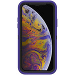 iPhone XS Max Shockproof Defender Case Cover - Purple