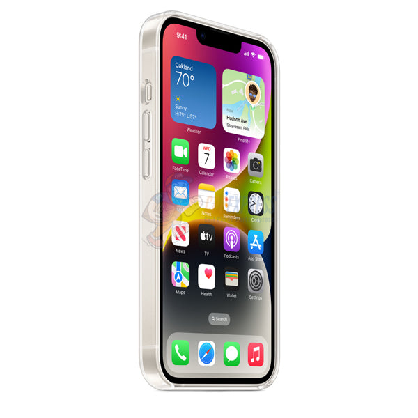 iPhone 14  Clear Transparent Soft Silicone Gel Liquid TPU Slim Back Cover Case