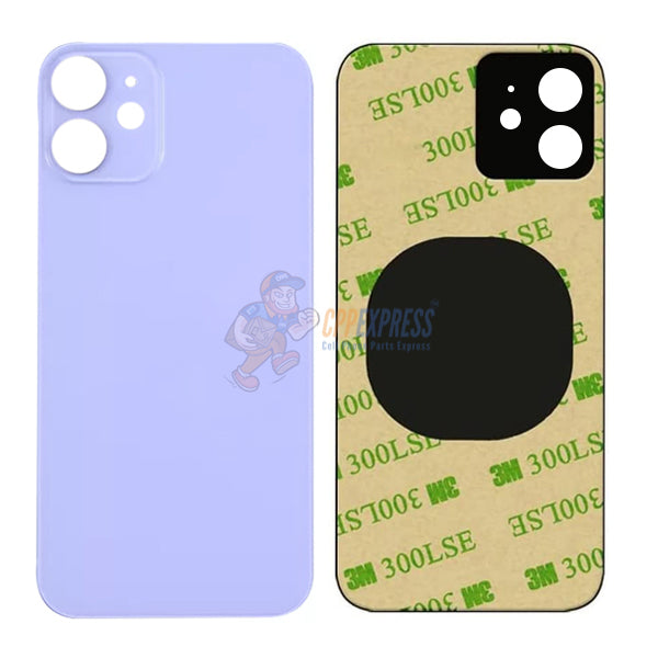 IPhone 12 Mini Glass Back Door - Perfect Fit Premium Back Glass - Purple