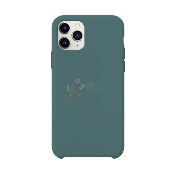 iPhone 11 Pro Slim Soft Silicone Protective ShockProof Case Cover - Dark Green
