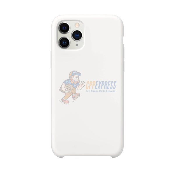 iPhone 11 Pro Slim Soft Silicone Protective ShockProof Case Cover - White