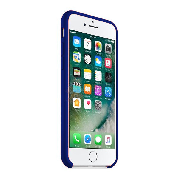 iPhone 7 / iPhone 8 Slim Soft Silicone Protective ShockProof Case Cover - Jewelry Blue