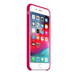 iPhone 7 Plus / iPhone 8 Plus Slim Soft Silicone Protective ShockProof Case Cover - Fluorescent Rose Red