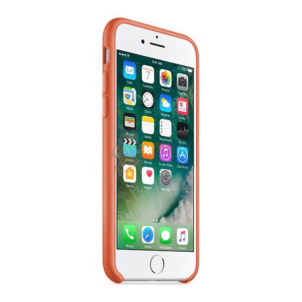 iPhone 7 / iPhone 8 Slim Soft Silicone Protective ShockProof Case Cover - Papaya