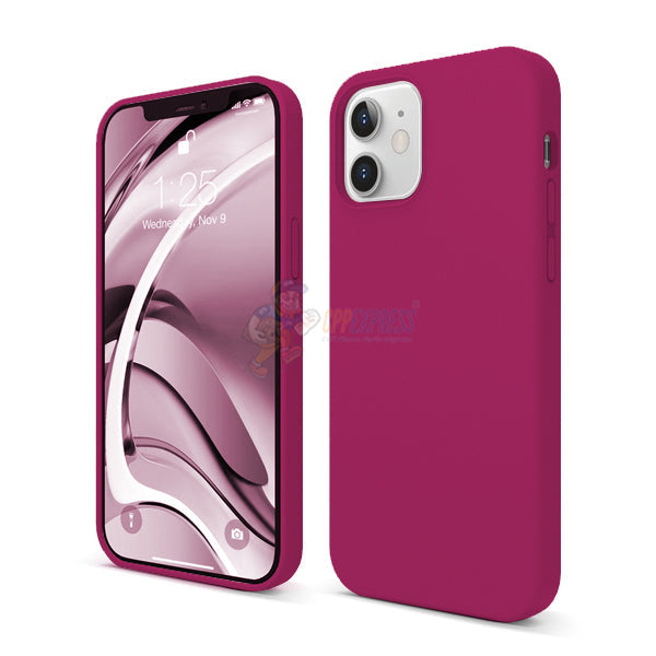 iPhone 12 / iPhone 12 Pro 6.1" Slim Soft Silicone Protective ShockProof Case Cover - Pitaya