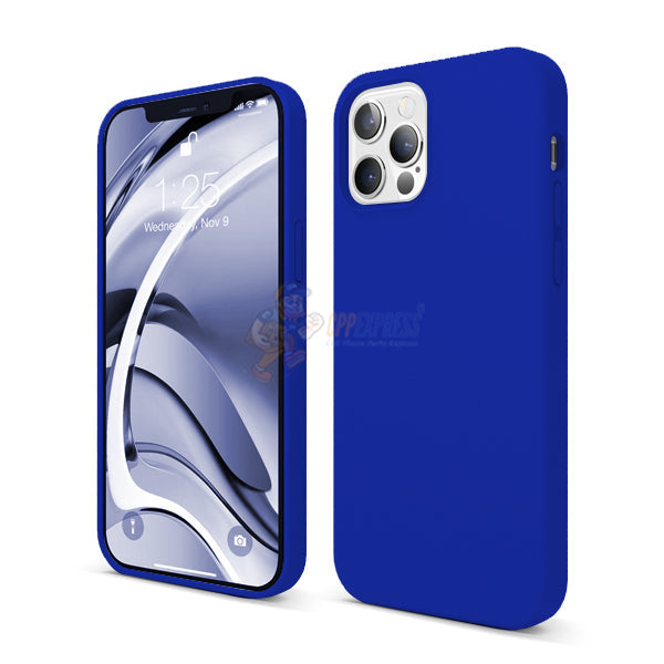 iPhone 12 Pro Max Slim Soft Silicone Protective ShockProof Case Cover - Jewelry Blue