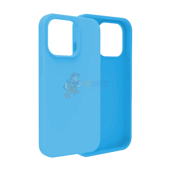 iPhone 13 Pro Slim Soft Silicone Protective ShockProof Case Cover - Sky Blue