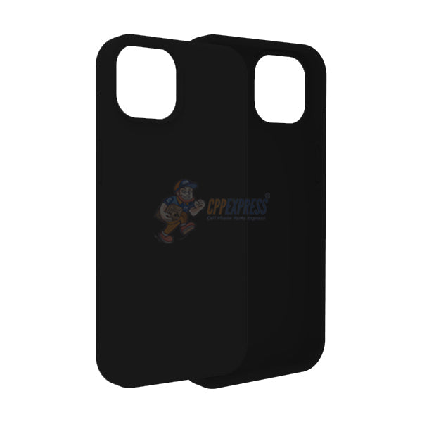 iPhone 14 Slim Soft Silicone Protective ShockProof Case Cover -  Black