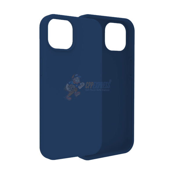 iPhone 14 Slim Soft Silicone Protective ShockProof Case Cover - Blue