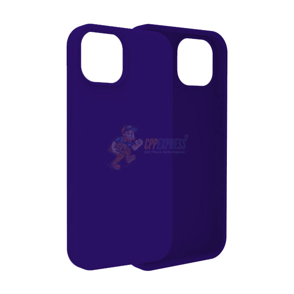 iPhone 14 Slim Soft Silicone Protective ShockProof Case Cover -  Dark Purple