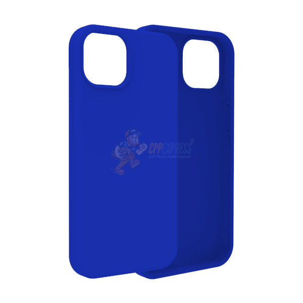 iPhone 14 Slim Soft Silicone Protective ShockProof Case Cover -  Jewelry Blue