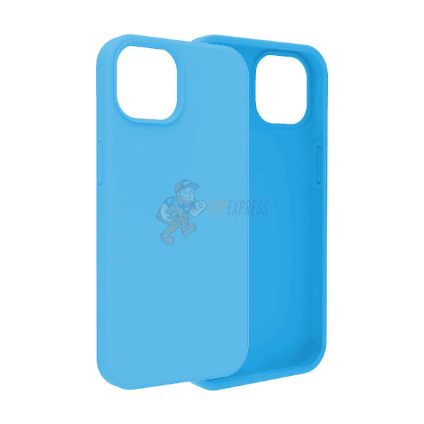 iPhone 14 Plus Slim Soft Silicone Protective ShockProof Case Cover - Sky Blue