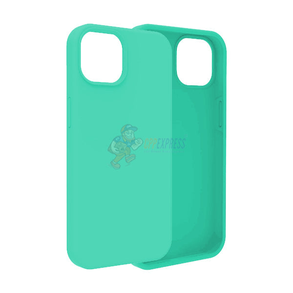 iPhone 14 Plus Slim Soft Silicone Protective ShockProof Case Cover - Spearmint Green