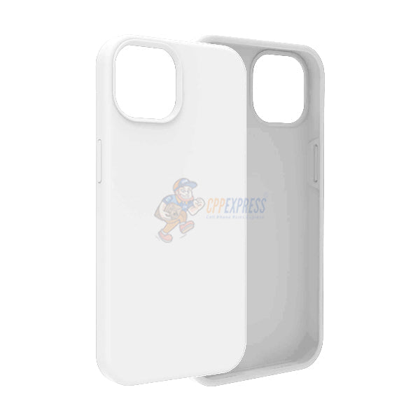 iPhone 14 Plus Slim Soft Silicone Protective ShockProof Case Cover - White