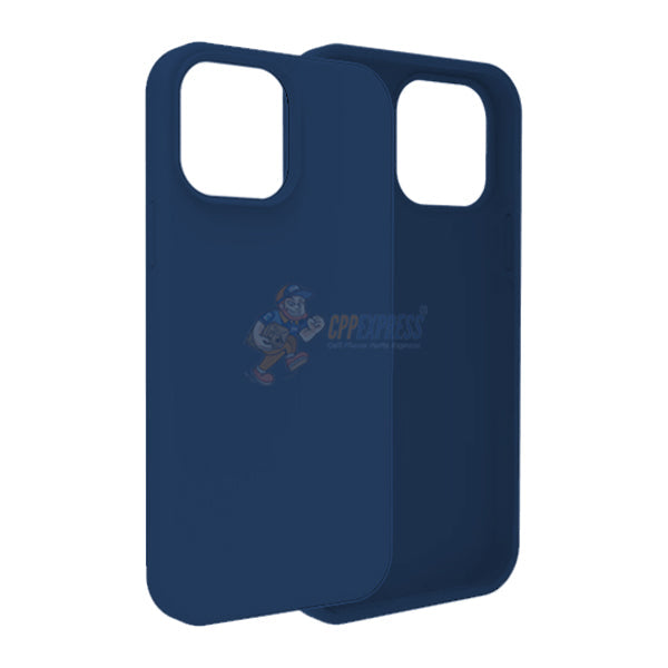 iPhone 14 Pro Max Slim Soft Silicone Protective ShockProof Case Cover - Blue