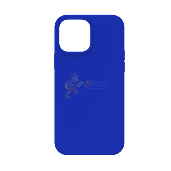 iPhone 14 Pro Max Slim Soft Silicone Protective ShockProof Case Cover - Jewellery Blue