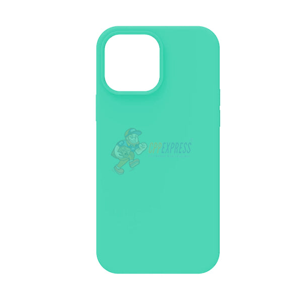iPhone 14 Pro Max Slim Soft Silicone Protective ShockProof Case Cover - Spearmint Green