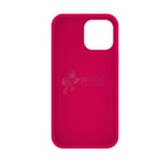 iPhone 15 Pro Max Slim Soft Silicone Protective ShockProof Case Cover - Fluorescent Rose Red