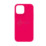 iPhone 15 Pro Max Slim Soft Silicone Protective ShockProof Case Cover - Fluorescent Rose Red