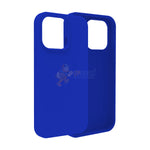 iPhone 15 Pro Slim Soft Silicone Protective ShockProof Case Cover - Jewelry Blue