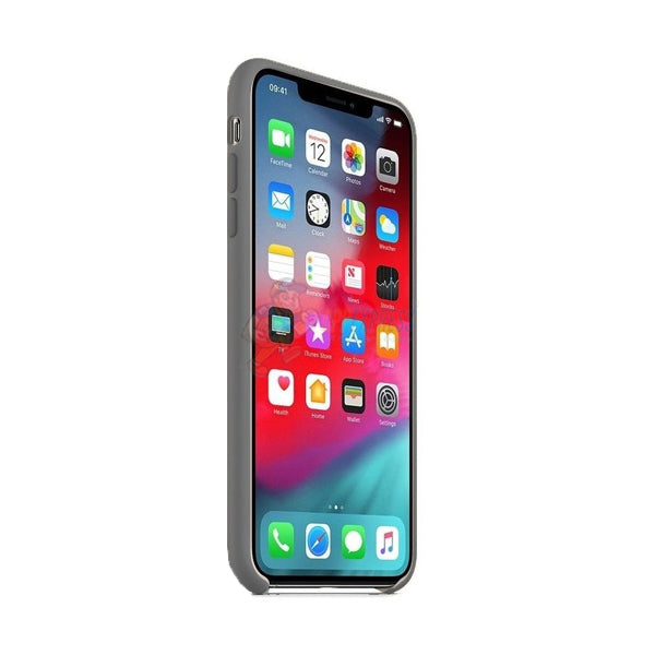 iPhone XS Max Slim Soft Silicone Protective Skin Case Cover - Grey