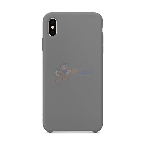 iPhone XS Max Slim Soft Silicone Protective Skin Case Cover - Grey