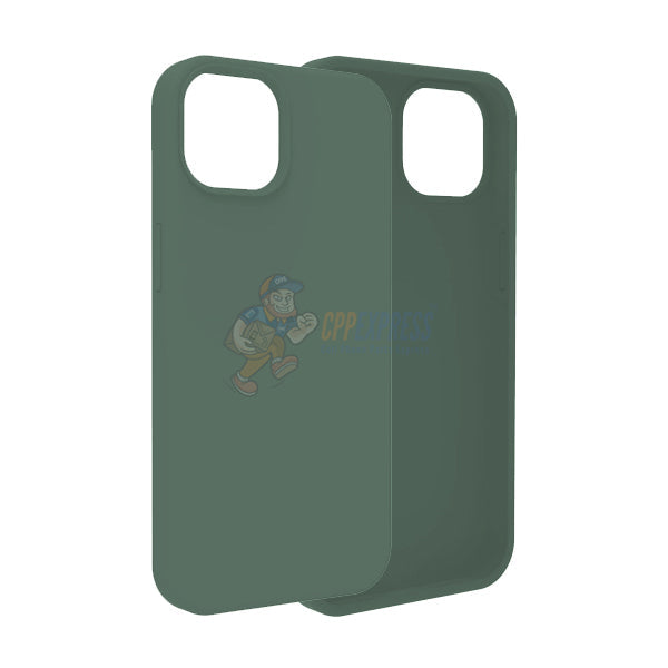 iPhone 13 Mini Slim Soft Silicone ShockProof Protective Case Cover - Green