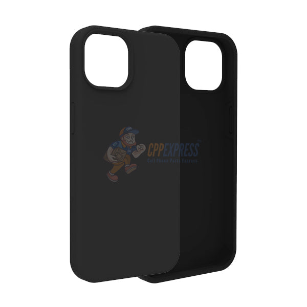 iPhone 13 Slim Soft Silicone Protective ShockProof Case Cover - Black