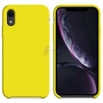 iPhone XR Slim Soft Silicone Protective Shockproof Case Cover - Yellow